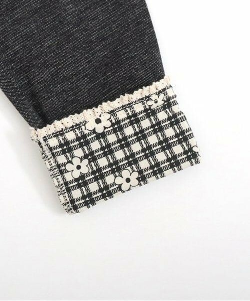 KP / ケーピー その他パンツ | KP 裾折り返しデニム風ニットツイルパンツ(80～90) | 詳細6