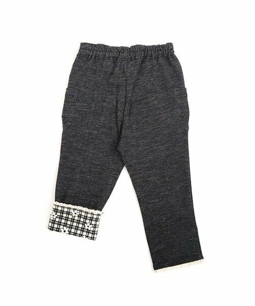 KP / ケーピー その他パンツ | KP 裾折り返しデニム風ニットツイルパンツ(80～90) | 詳細9
