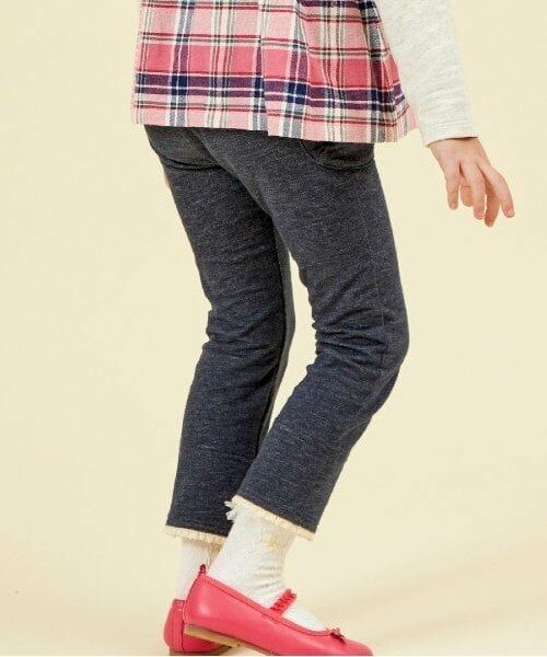 KP / ケーピー その他パンツ | KP 裾折り返しデニム風ニットツイルパンツ(100～160) | 詳細15