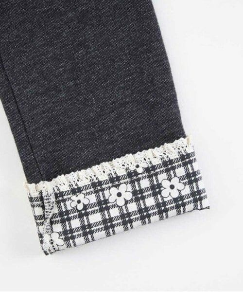 KP / ケーピー その他パンツ | KP 裾折り返しデニム風ニットツイルパンツ(100～160) | 詳細5