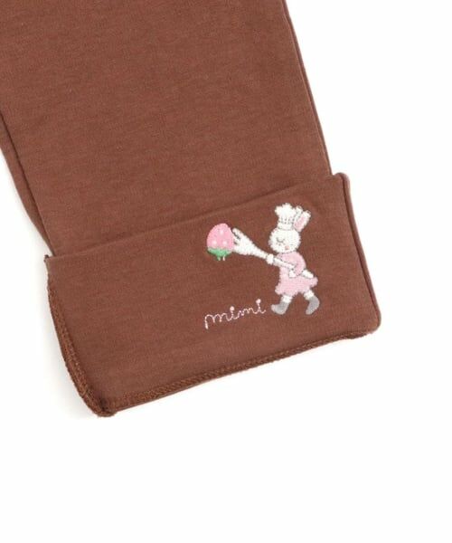 KP / ケーピー その他パンツ | KP 裾折り返しうさぎ刺しゅうパンツ(100～160) | 詳細10