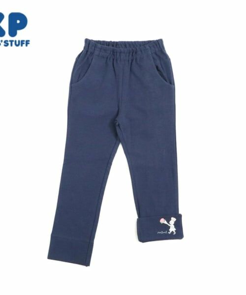 KP / ケーピー その他パンツ | KP 裾折り返しうさぎ刺しゅうパンツ(100～160)（紺）