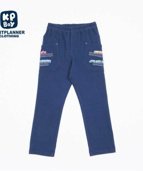 KP / ケーピー その他パンツ | KPBOY ニットツイルパンツ(80～130)（紺）