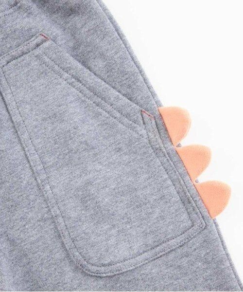 KP / ケーピー その他パンツ | KPBOY 裏毛恐竜モチーフパンツ(80～110) | 詳細4