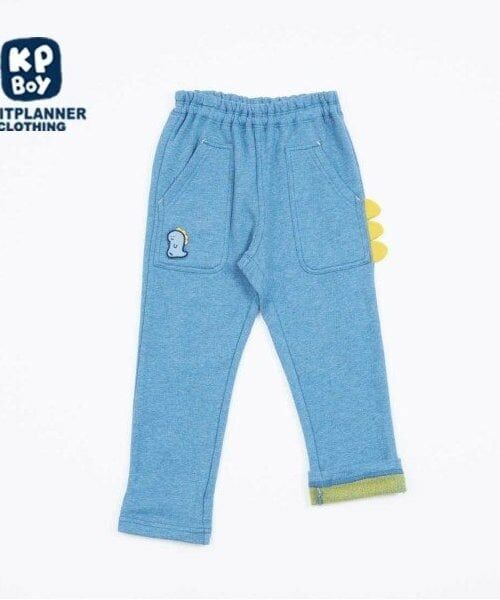 KP / ケーピー その他パンツ | KPBOY 裏毛恐竜モチーフパンツ(80～110)（エメラルド グリーン）