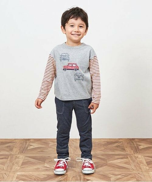 KP / ケーピー その他パンツ | KPBOY デニム風ニットツイルパンツ(90~150) | 詳細17