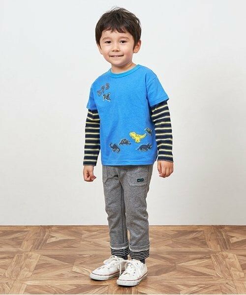 KP / ケーピー その他パンツ | KPBOY デニム風ニットツイルパンツ(90~150) | 詳細9