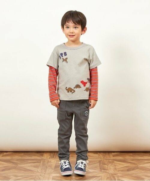 KP / ケーピー その他パンツ | KPBOY ツイルストレッチ裏起毛パンツ(80～150) | 詳細15