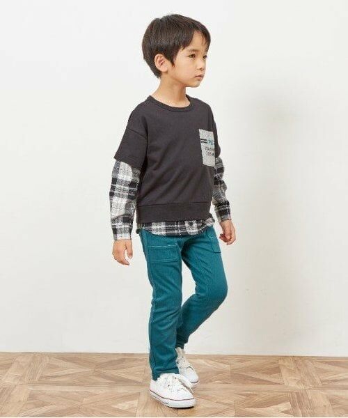 KP / ケーピー その他パンツ | KPBOY ツイルストレッチ裏起毛パンツ(80～150) | 詳細9