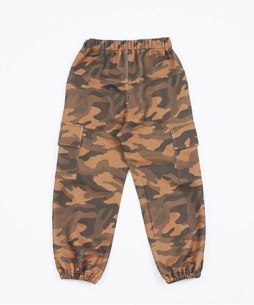 KP / ケーピー その他パンツ | KPBOY 迷彩柄プリントニットツイルパンツ(100～130) | 詳細1