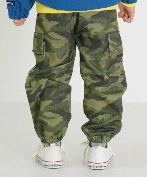 KP / ケーピー その他パンツ | KPBOY 迷彩柄プリントニットツイルパンツ(100～130) | 詳細11