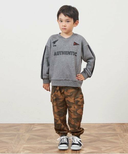 KP / ケーピー その他パンツ | KPBOY 迷彩柄プリントニットツイルパンツ(100～130) | 詳細13