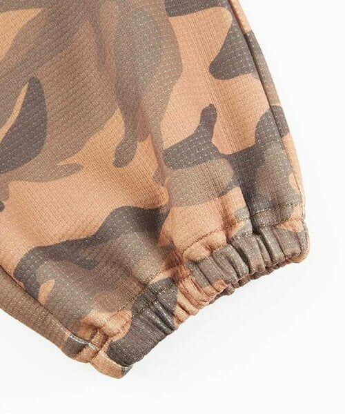 KP / ケーピー その他パンツ | KPBOY 迷彩柄プリントニットツイルパンツ(100～130) | 詳細4