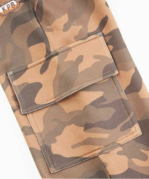 KP / ケーピー その他パンツ | KPBOY 迷彩柄プリントニットツイルパンツ(100～130) | 詳細5