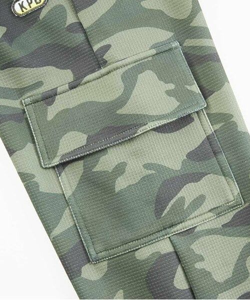 KP / ケーピー その他パンツ | KPBOY 迷彩柄プリントニットツイルパンツ(100～130) | 詳細8