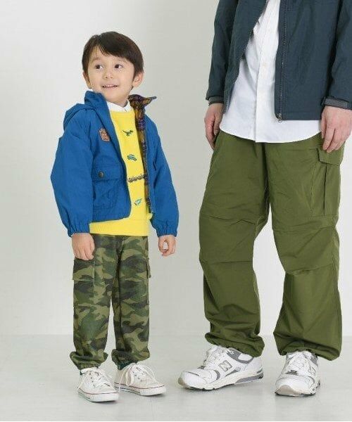 KP / ケーピー その他パンツ | KPBOY 迷彩柄プリントニットツイルパンツ(100～130) | 詳細9