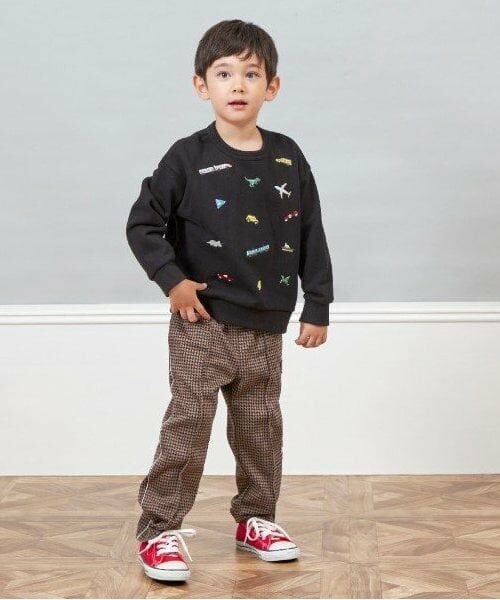 KP / ケーピー その他パンツ | KPBOY 千鳥ジャガードパンツ(120~160) | 詳細11
