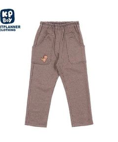 KP / ケーピー その他パンツ | KPBOY 千鳥ジャガード恐竜パンツ(80～110)