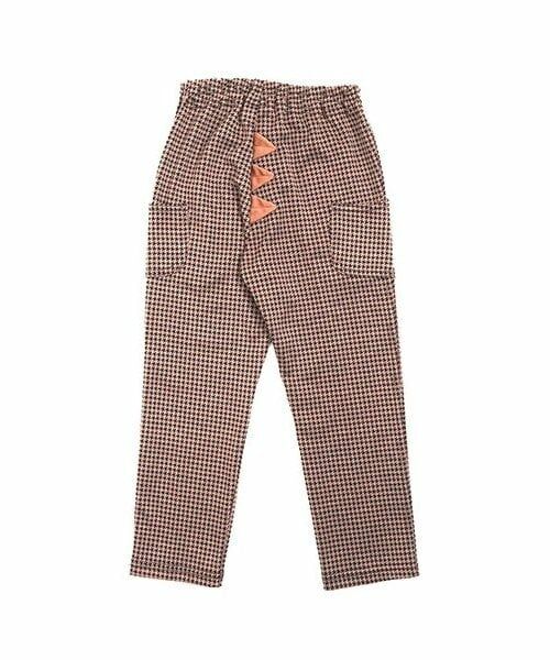 KP / ケーピー その他パンツ | KPBOY 千鳥ジャガード恐竜パンツ(80~110) | 詳細1