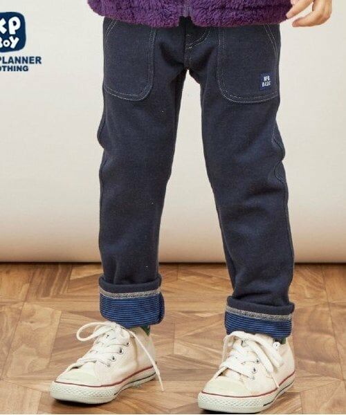 KP / ケーピー その他パンツ | KPBOY ストレッチ裏毛パンツ(100~160)(紺)