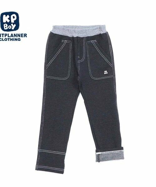 KP / ケーピー その他パンツ | KPBOY ストレッチ裏毛パンツ(100~160)(黒)