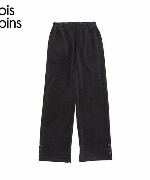 KP / ケーピー その他パンツ | troislapins 裾スリットリブプルオンパンツ(140~160)(黒)