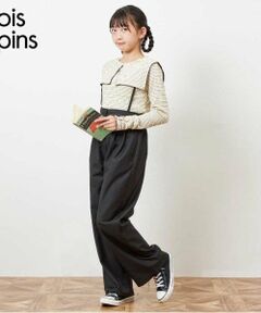 KP / ケーピー その他パンツ | troislapins サスペンダー付きワイドパンツ(140～160)