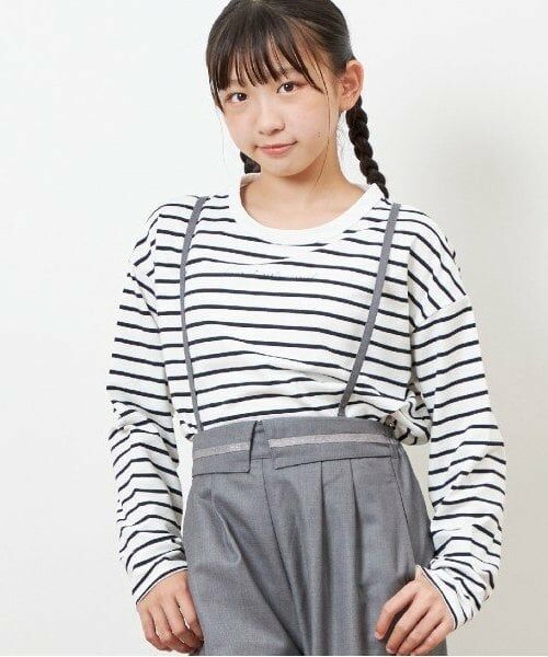 KP / ケーピー その他パンツ | troislapins サスペンダー付きワイドパンツ(140~160) | 詳細2