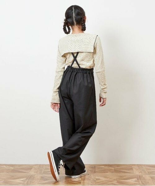 KP / ケーピー その他パンツ | troislapins サスペンダー付きワイドパンツ(140~160) | 詳細9