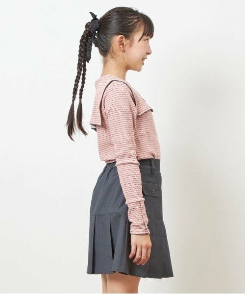 KP / ケーピー ミニ・ひざ丈スカート | troislapins インナーパンツ付きプリーツスカート(140～150) | 詳細3