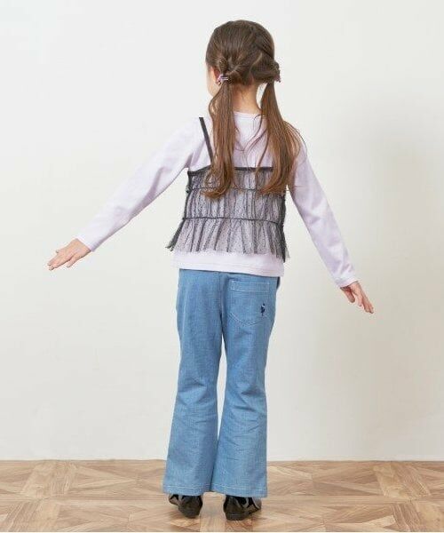 KP / ケーピー Tシャツ | KP チュールビスチェ＆ロゴTシャツセット(100～150) | 詳細15