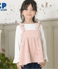 KP / ケーピー その他トップス | KP 肩リボンビスチェ&長袖Tシャツセット(110～150)