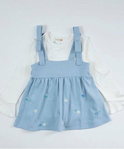 KP / ケーピー その他トップス | KP 肩リボンビスチェ&長袖Tシャツセット(110～150) | 詳細10