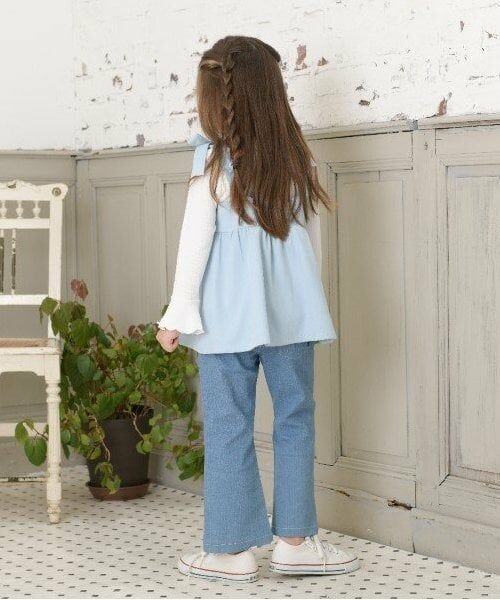 KP / ケーピー その他トップス | KP 肩リボンビスチェ&長袖Tシャツセット(110～150) | 詳細5