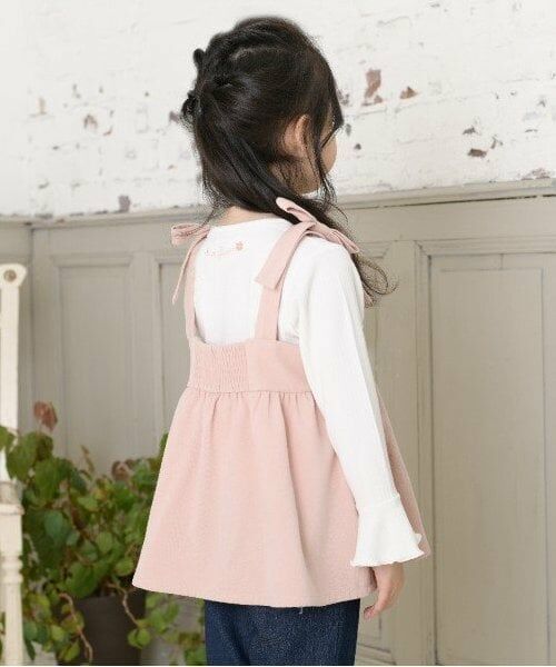 KP / ケーピー その他トップス | KP 肩リボンビスチェ&長袖Tシャツセット(110～150) | 詳細8