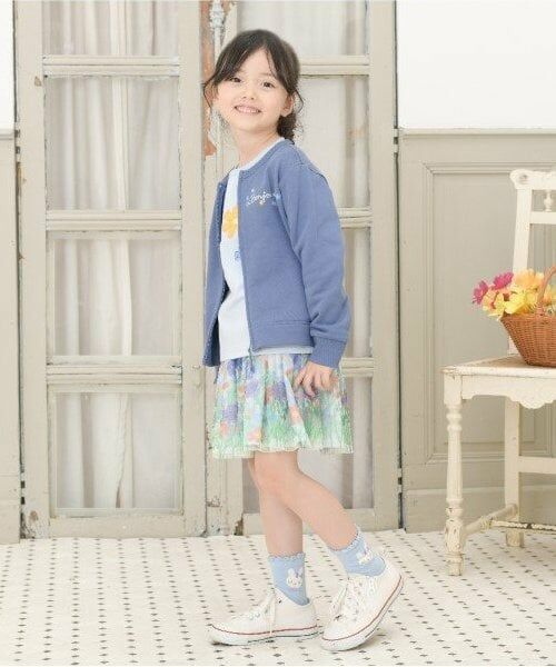 KP / ケーピー カーディガン・ボレロ | KP 後アップリケ裏毛カーディガン(90～150) | 詳細11