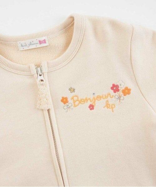 KP / ケーピー カーディガン・ボレロ | KP 後アップリケ裏毛カーディガン(90～150) | 詳細7