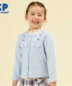 KP / ケーピー カーディガン・ボレロ | KP ミニ裏毛花刺しゅうカーディガン(100～160)