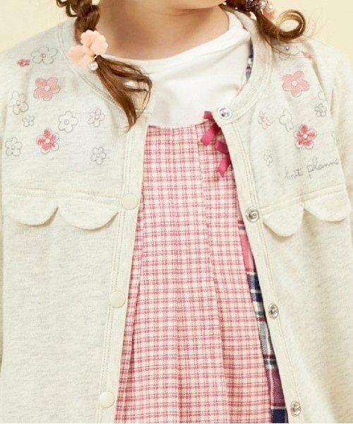 KP / ケーピー カーディガン・ボレロ | KP ミニ裏毛花刺しゅうカーディガン(100～160) | 詳細11