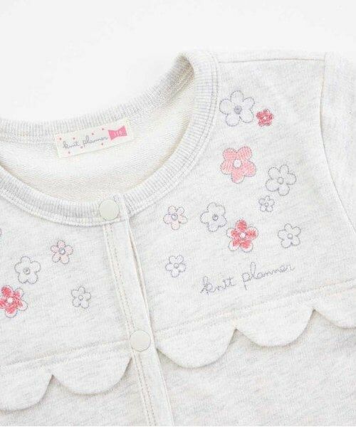 KP / ケーピー カーディガン・ボレロ | KP ミニ裏毛花刺しゅうカーディガン(100～160) | 詳細6