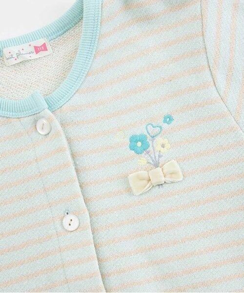 KP / ケーピー カーディガン・ボレロ | KP ラメボーダー裏毛カーディガン(90～150) | 詳細13