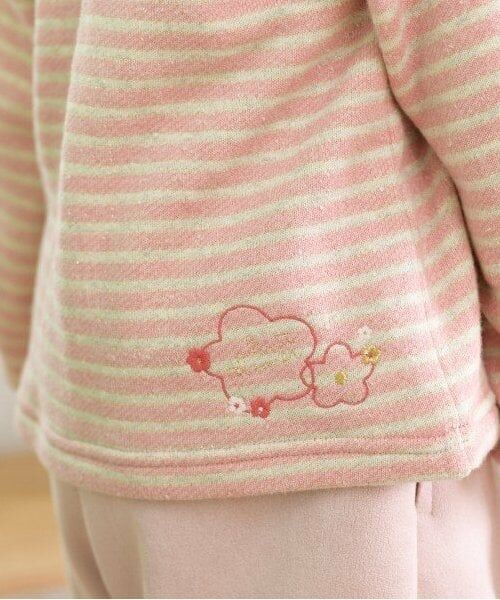 KP / ケーピー カーディガン・ボレロ | KP ラメボーダー裏毛カーディガン(90～150) | 詳細6