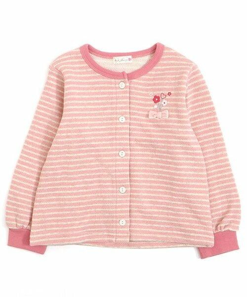 KP / ケーピー カーディガン・ボレロ | KP ラメボーダー裏毛カーディガン(90～150) | 詳細7