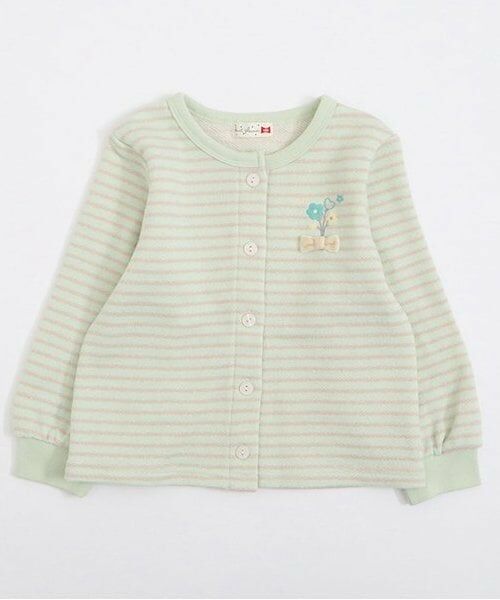 KP / ケーピー カーディガン・ボレロ | KP ラメボーダー裏毛カーディガン(90～150) | 詳細8