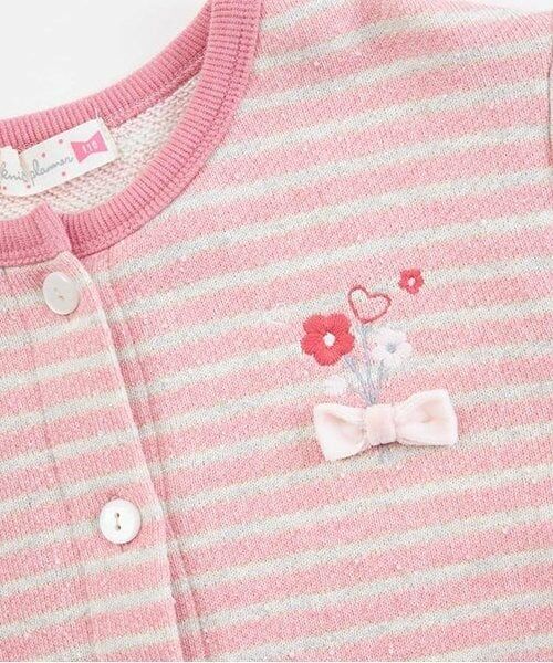 KP / ケーピー カーディガン・ボレロ | KP ラメボーダー裏毛カーディガン(90～150) | 詳細9