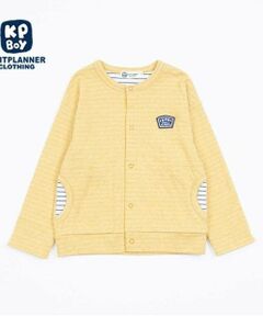KP / ケーピー カーディガン・ボレロ | KPBOY 接結天竺裏ボーダーカーディガン(80～130)