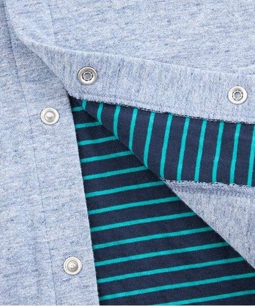 KP / ケーピー カーディガン・ボレロ | KPBOY 接結天竺裏ボーダーカーディガン(80～130) | 詳細10
