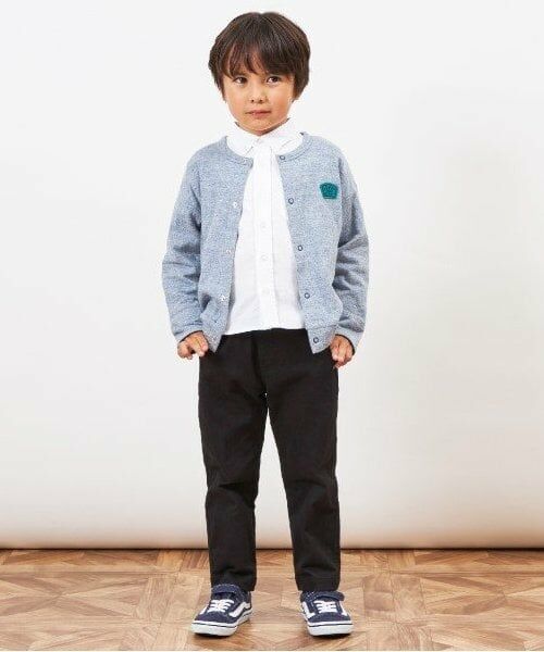 KP / ケーピー カーディガン・ボレロ | KPBOY 接結天竺裏ボーダーカーディガン(80～130) | 詳細11