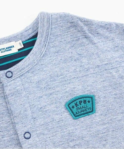 KP / ケーピー カーディガン・ボレロ | KPBOY 接結天竺裏ボーダーカーディガン(80～130) | 詳細7