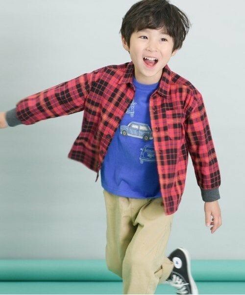 KP / ケーピー シャツ・ブラウス | KPBOY 先染めチェック長袖シャツ(90～150) | 詳細10